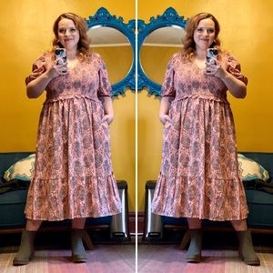 Target Universal Thread Paisley Dress Size XXL